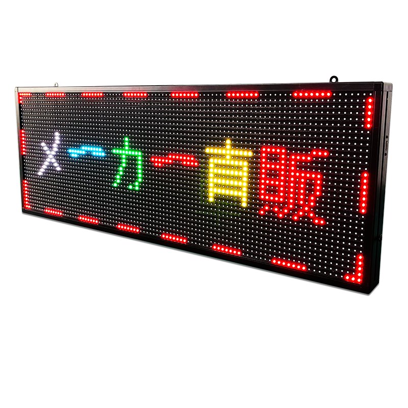 P10 Outdoor Advertising Board WiFi APP Programmable Digital Poster Display Panel Scrolling Promotion Message LED Screen Board