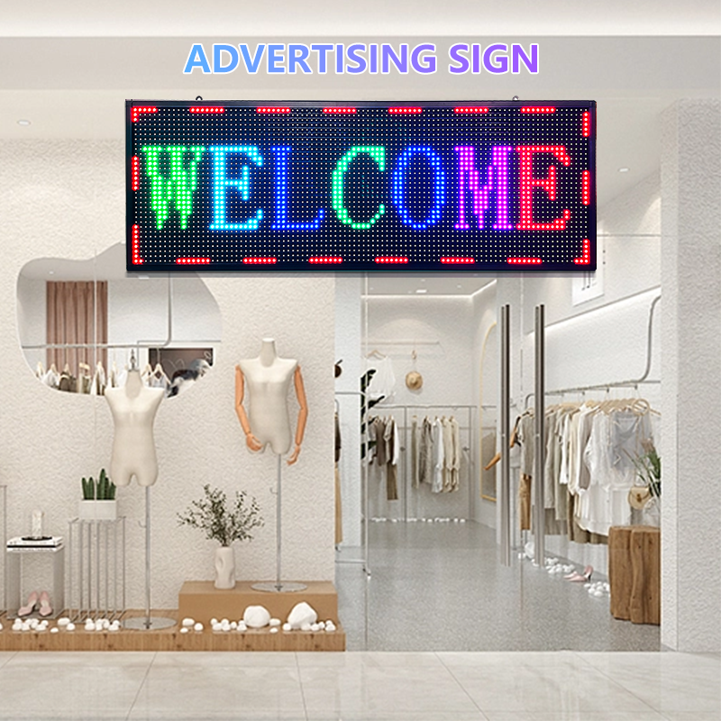 P10 Outdoor Advertising Board WiFi APP Programmable Digital Poster Display Panel Scrolling Promotion Message LED Screen Board