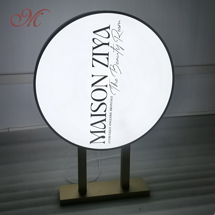 aluminum fabric light box Advertising light boxes restaurant advertising wall mount menu board metal light box