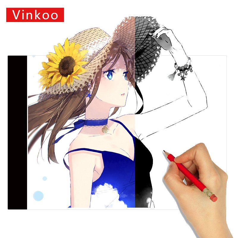 Artist A4 Slim Led Art Stencil Board Light Box Acrylic Children Led Lamp Pad A4 Drawing Board