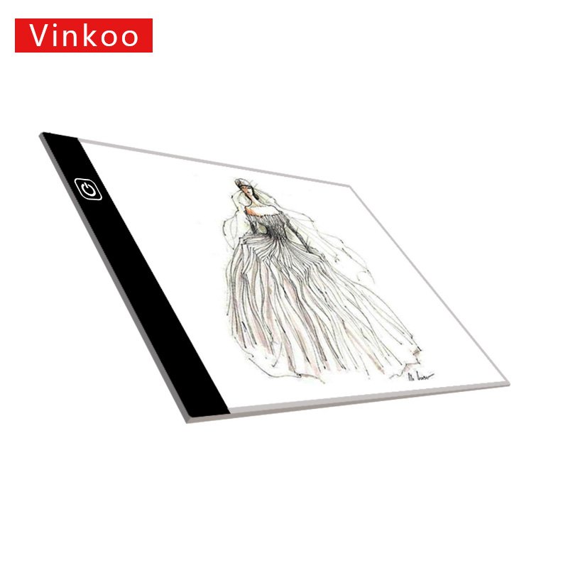 Artist A4 Slim Led Art Stencil Board Light Box Acrylic Children Led Lamp Pad A4 Drawing Board