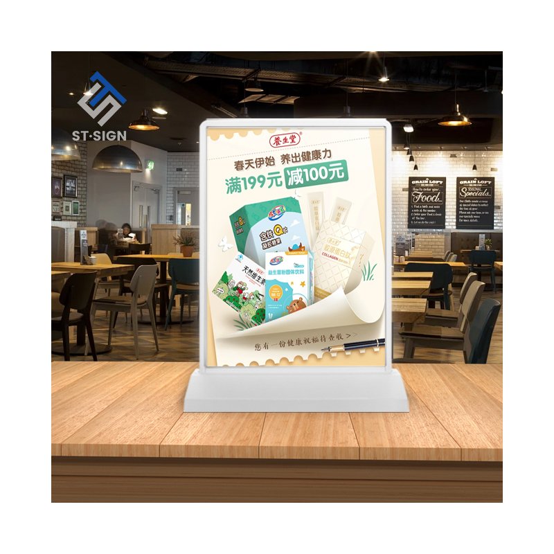 Custom Rectangle LED Menu Board Light Box for Restaurant & Cinema Marketing Display Outdoor ACryl Advertising Frame