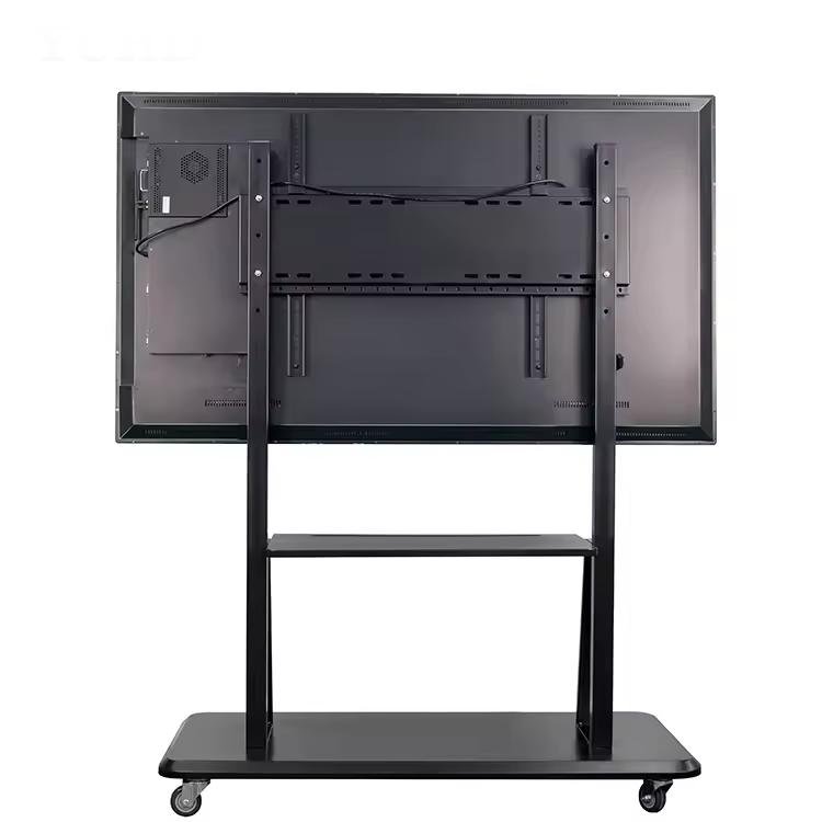 75 Inch Digital Interactive LCD Flat Panel Movable Whiteboard for School Education Touch Screen Smart Elevator Use SDK Function