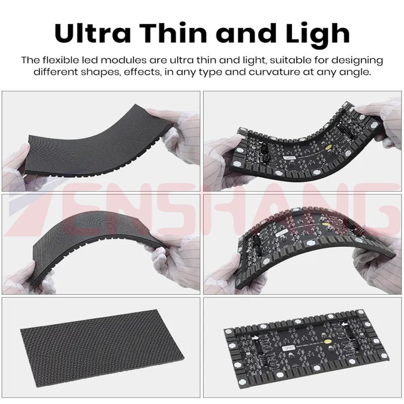 P2 Flexible Led Screen for Advertising Soft Led Module P2 Customized Soft Led Display Screen Module