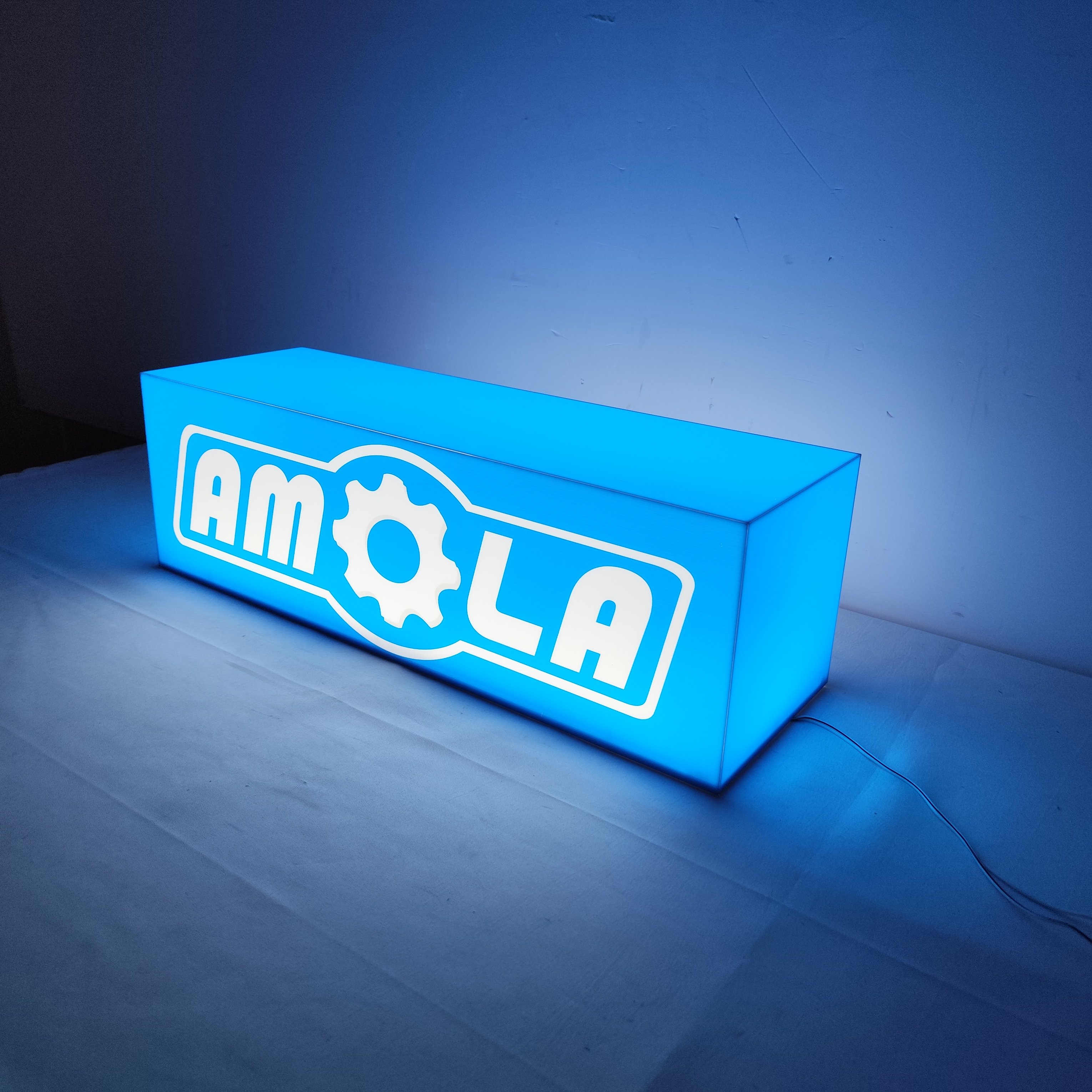Outdoor Advertising A4 Rectangle Led Light Box Signa Acrylic Led Shop Front Sign with Vacuum Forming