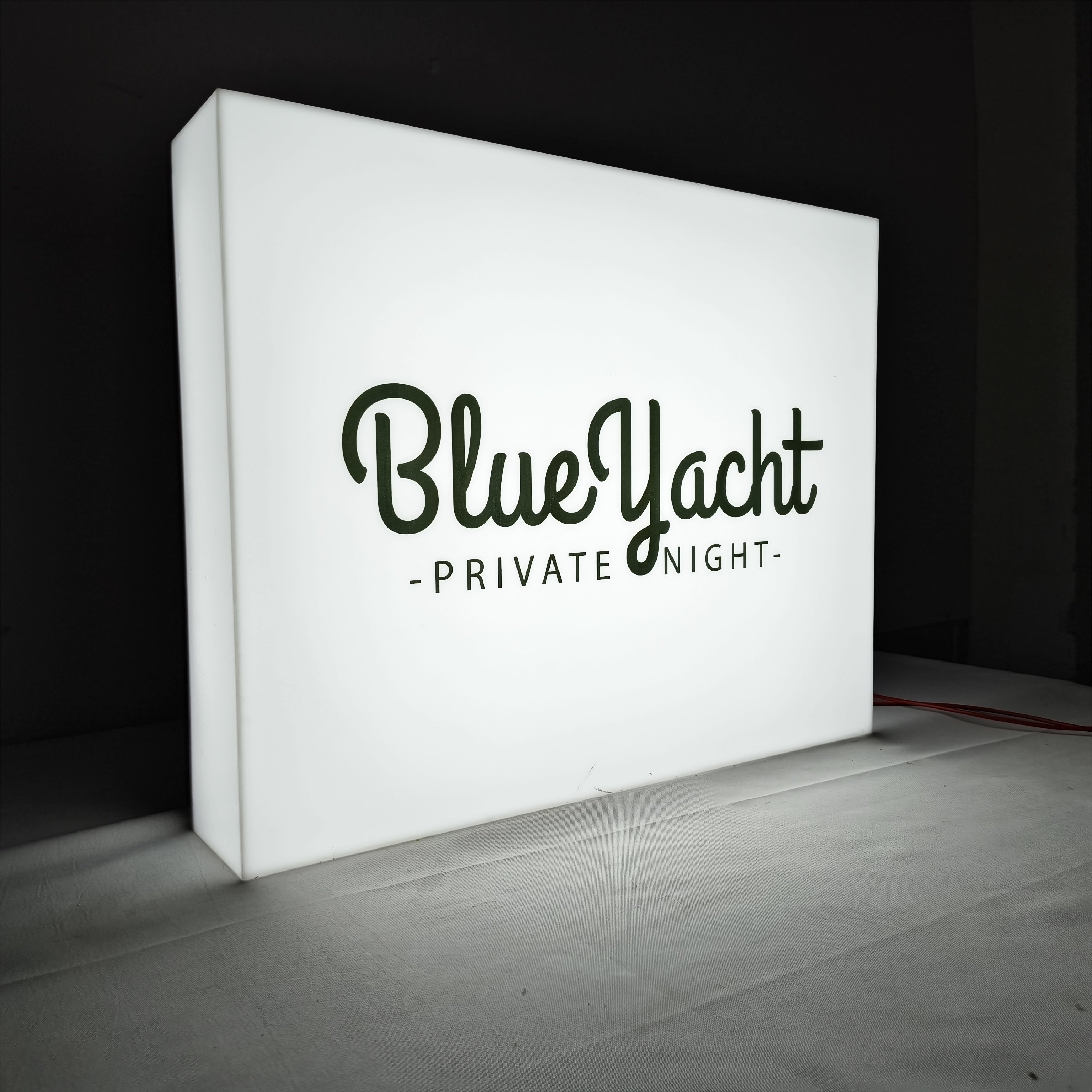 Outdoor Advertising A4 Rectangle Led Light Box Signa Acrylic Led Shop Front Sign with Vacuum Forming