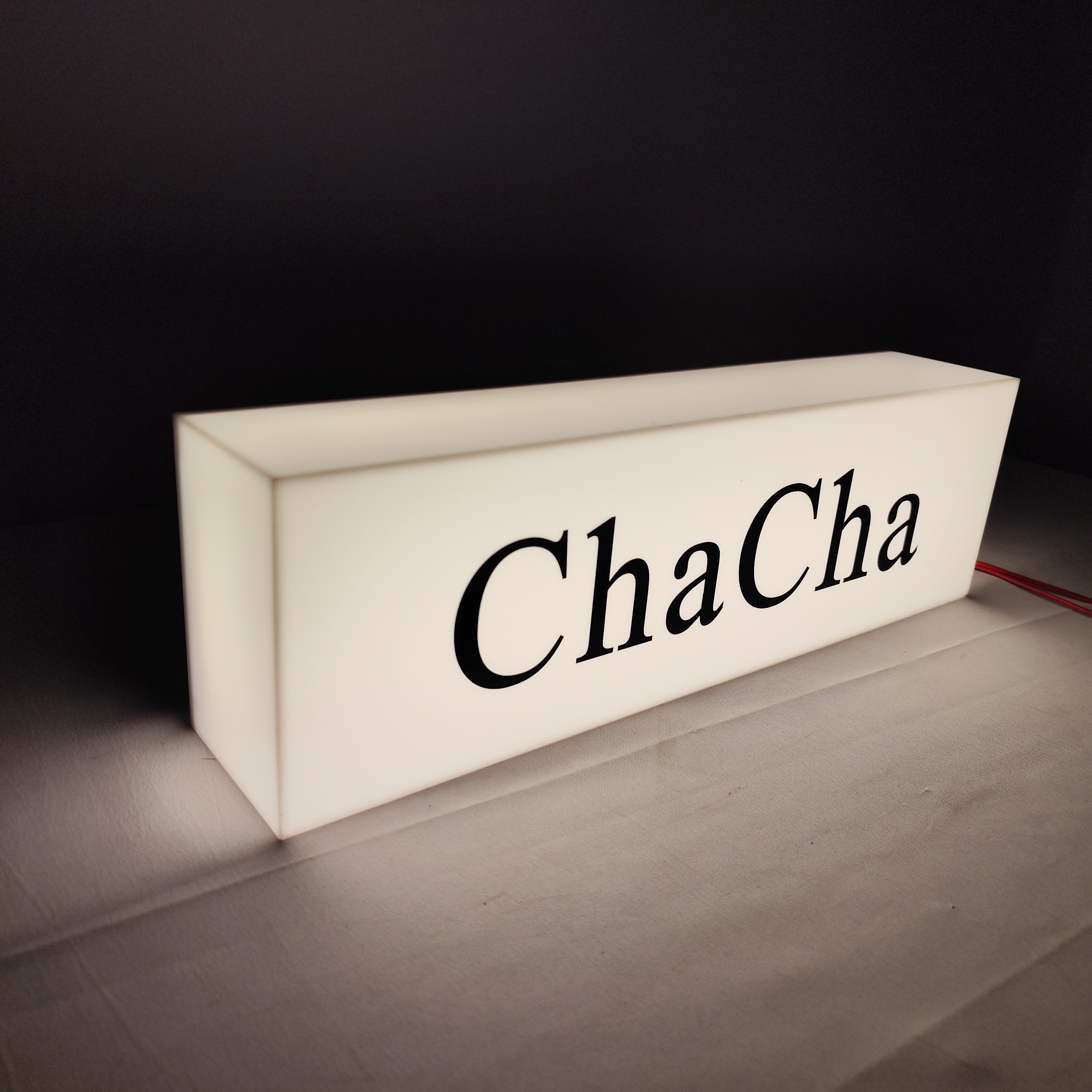Outdoor Advertising A4 Rectangle Led Light Box Signa Acrylic Led Shop Front Sign with Vacuum Forming