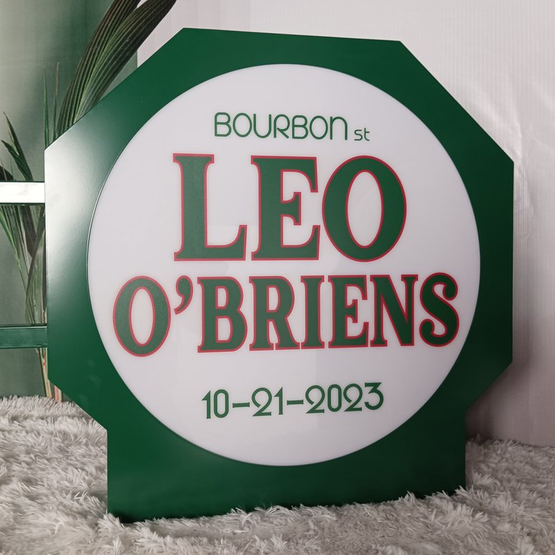 Kexian Custom Double Sided Light Box Outdoor Wall Acrylic Board Business Logo Display Led Light Box for Advertising