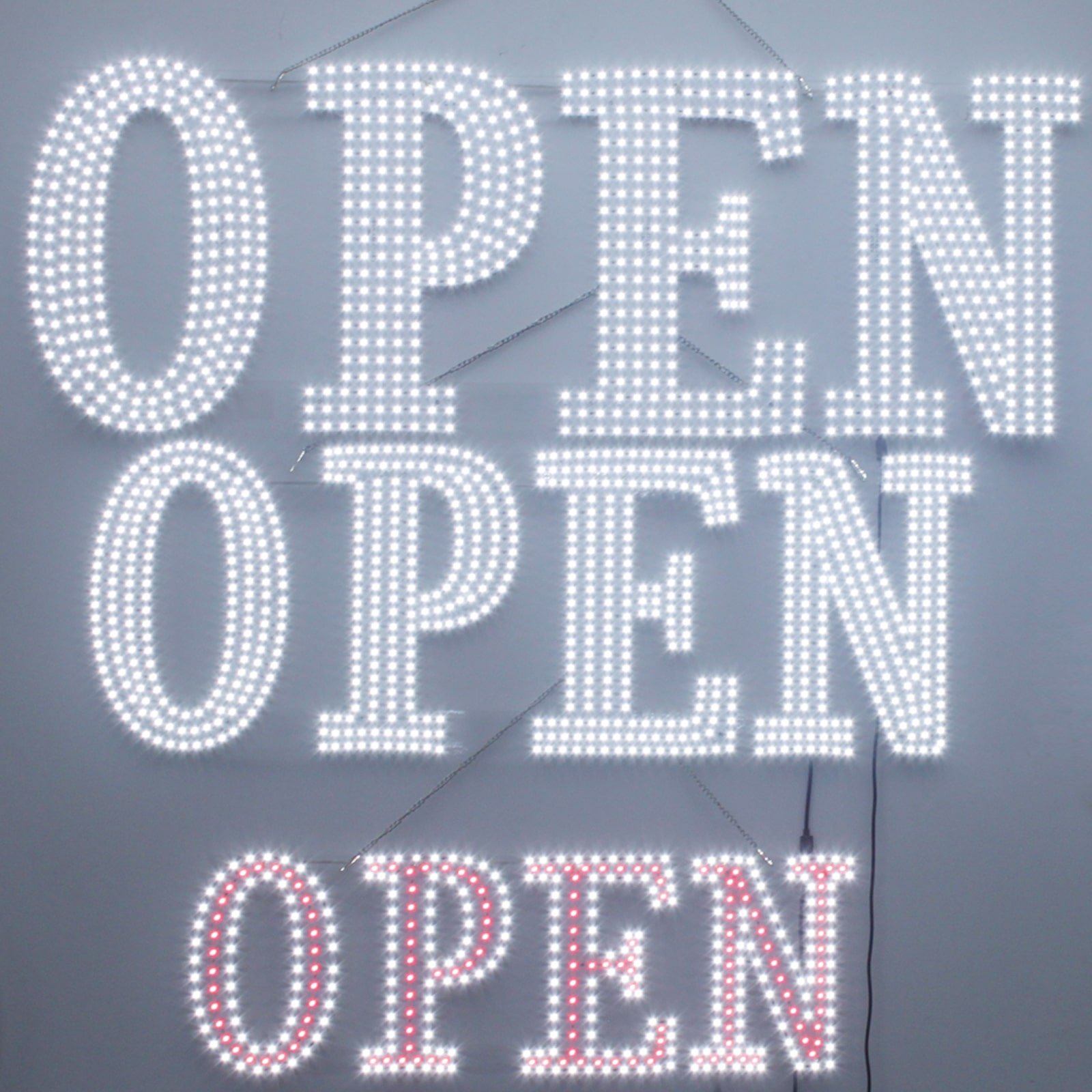 Custom Led Sign barbershop sign led light Led Illuminated Led Open Signs For Business