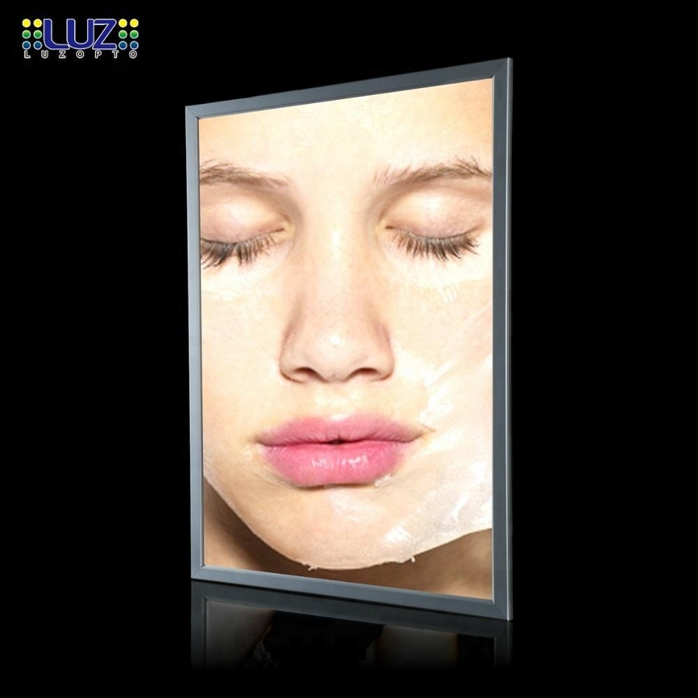 Magic Mirror Frame Magic Mirror Photo Frame Led Advertising Light Boxes Illuminated Sign Real Estate Sign