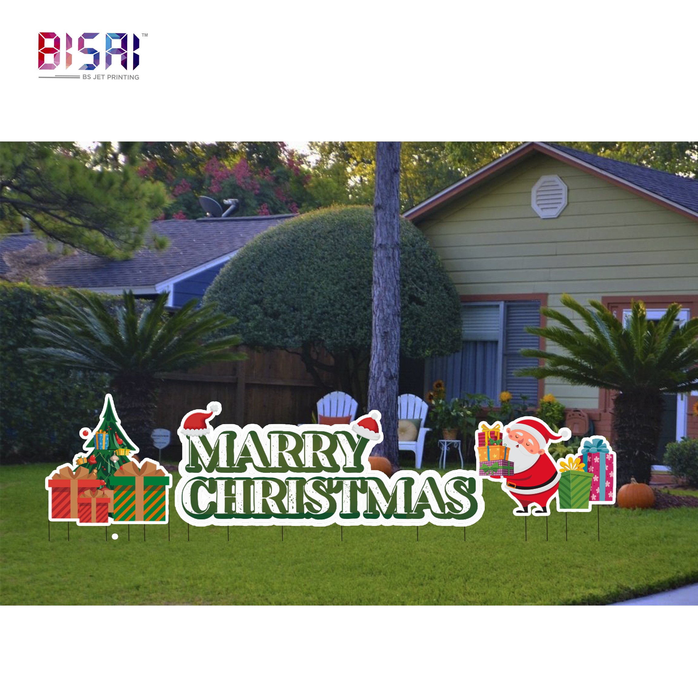 Wholesale custom hot sale outdoor advertising yard lawn thick plastic sign board
