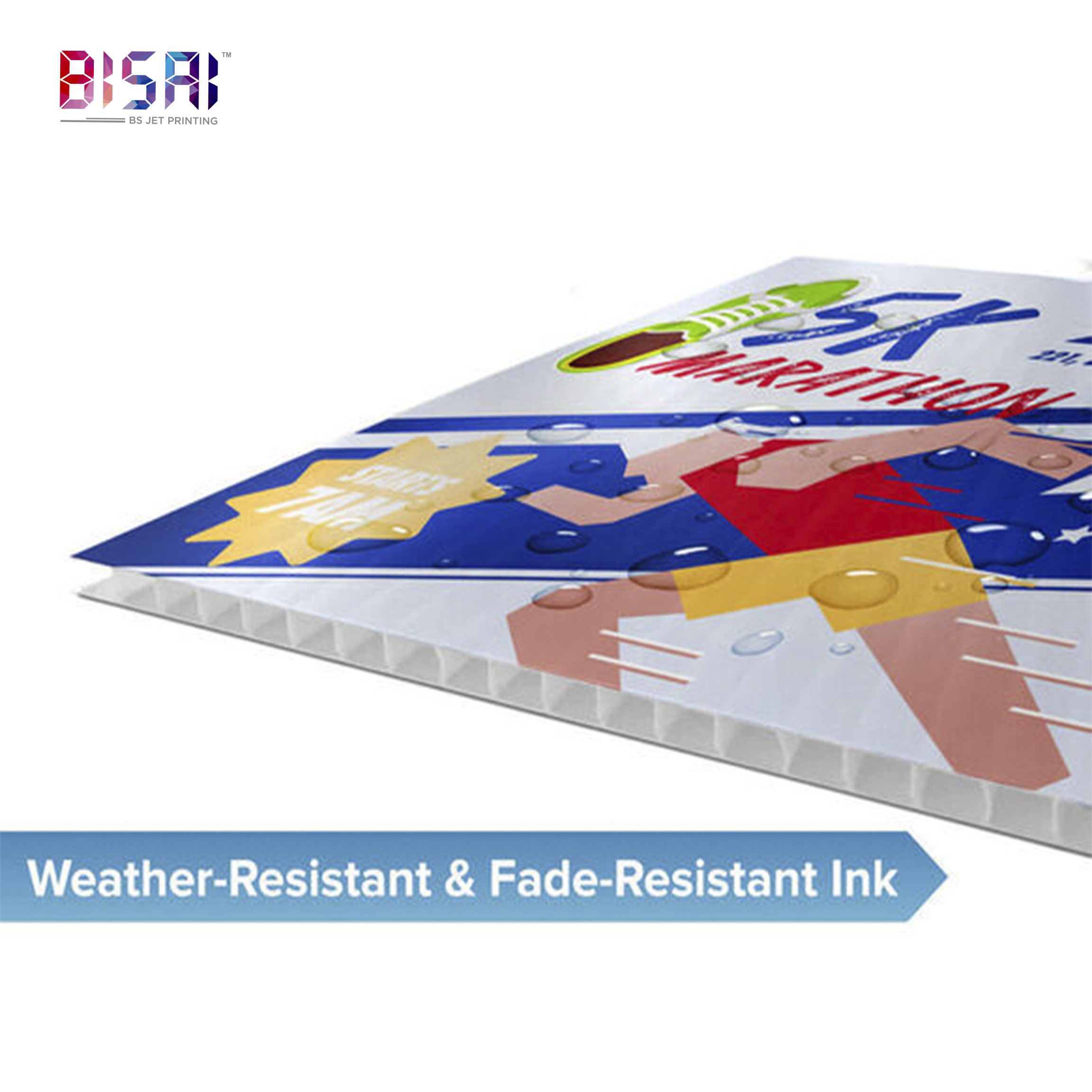 Wholesale custom hot sale outdoor advertising yard lawn thick plastic sign board