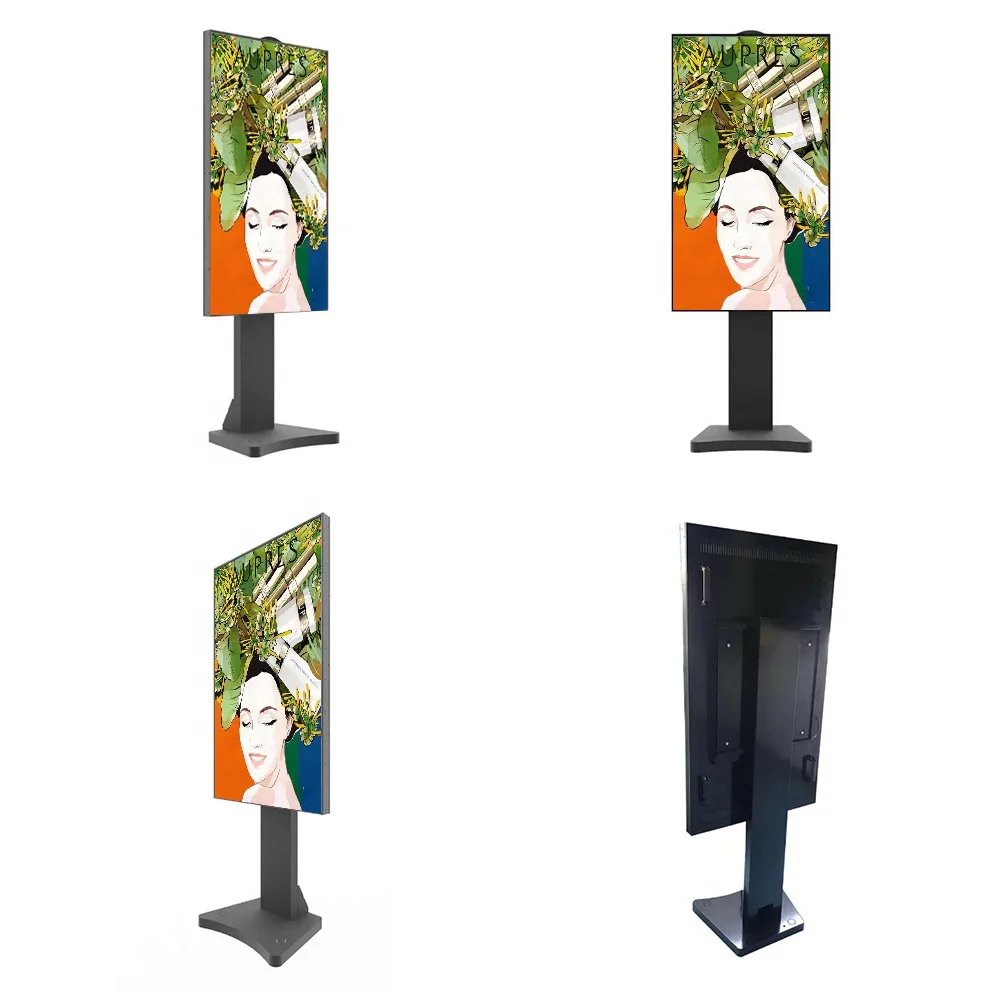 55-inch high-brightness digital stand display1000-5000 nits with bracket touch support and CMS system