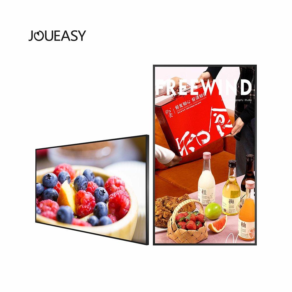 27 inch factory special ultra-thin wall mounted advertising machine HD touch video player display