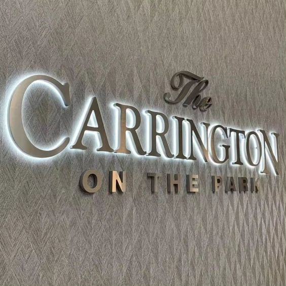customization metal letters office sign board outdoor business sign custom led sign board outdoor advertising