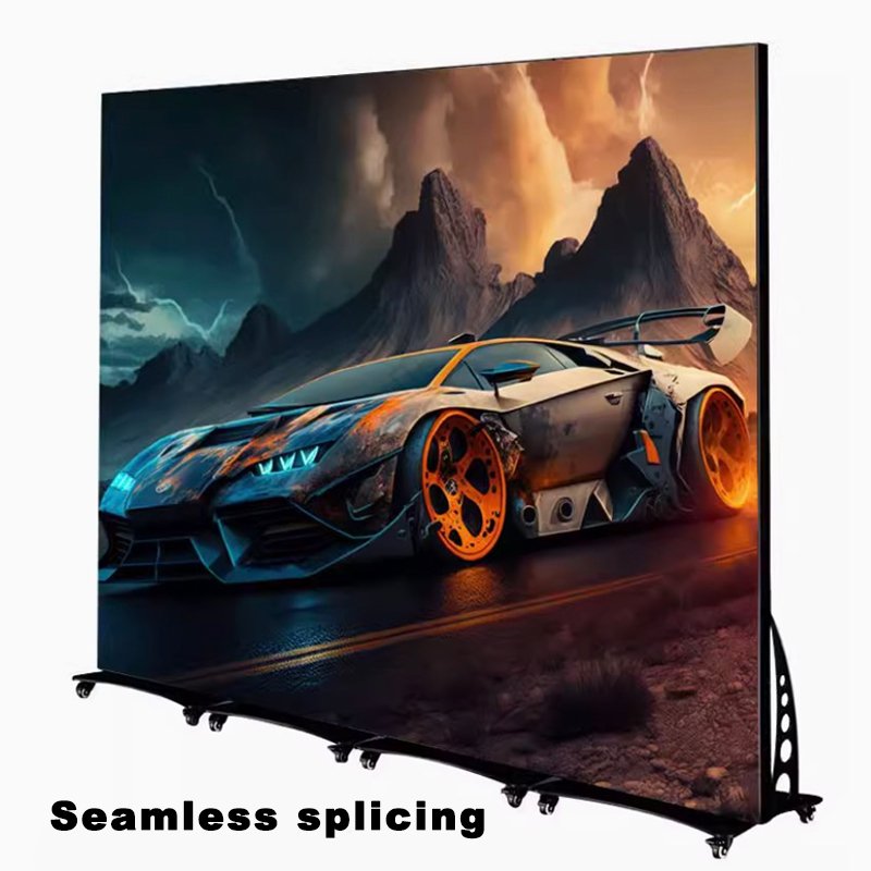 New Trend Indoor P1.86 led poster display screen on wheels led panel screen led splicing screen With High Quality