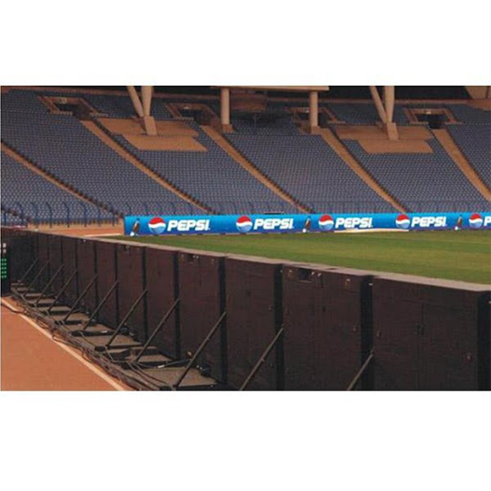 Full Color LED Display Board Football Stadium Perimeter Match P4 P6 P8 P10 LED Advertising Screen Supplier