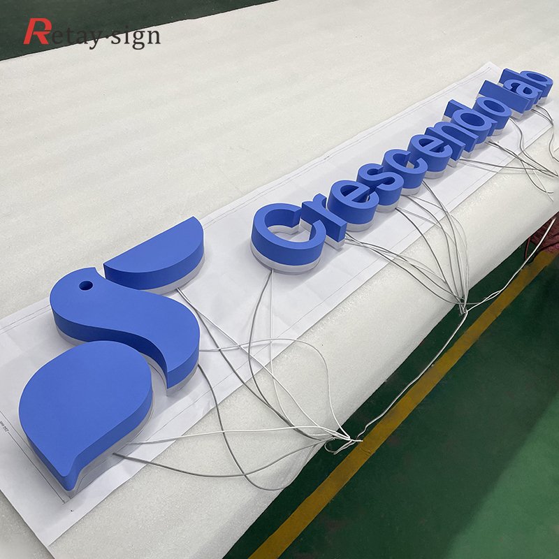 customize led acrylic steel company logo sign advertisement wall logo sign backlit 3d restaur channel letters billboard signage