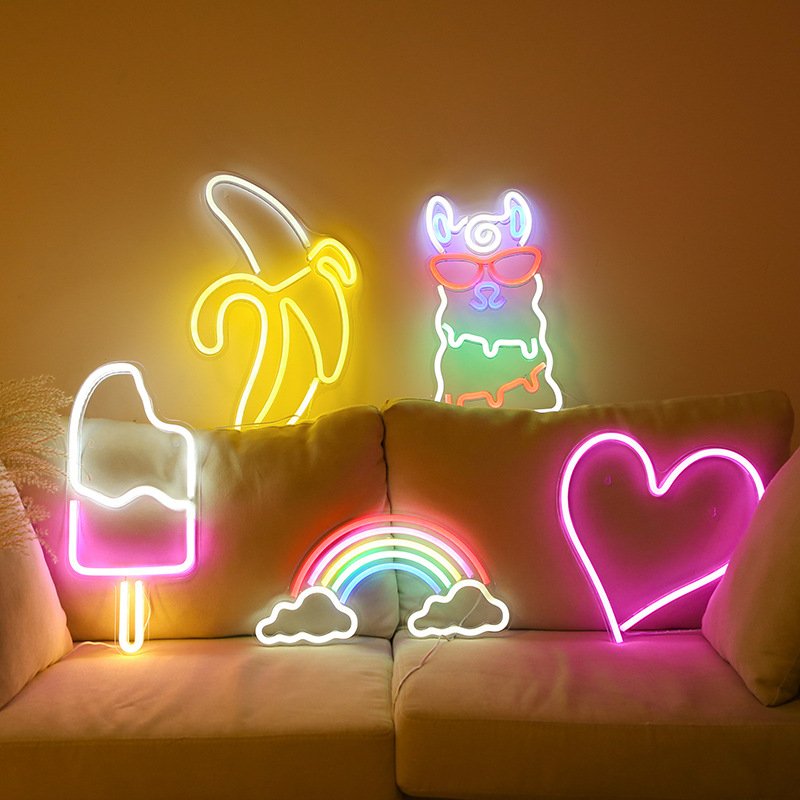 USB Powered Neon Led Open Signs Business Advertising Board for Bar Pub Hotel Coffee Shop Restaurant Game Room Wall Art NE001