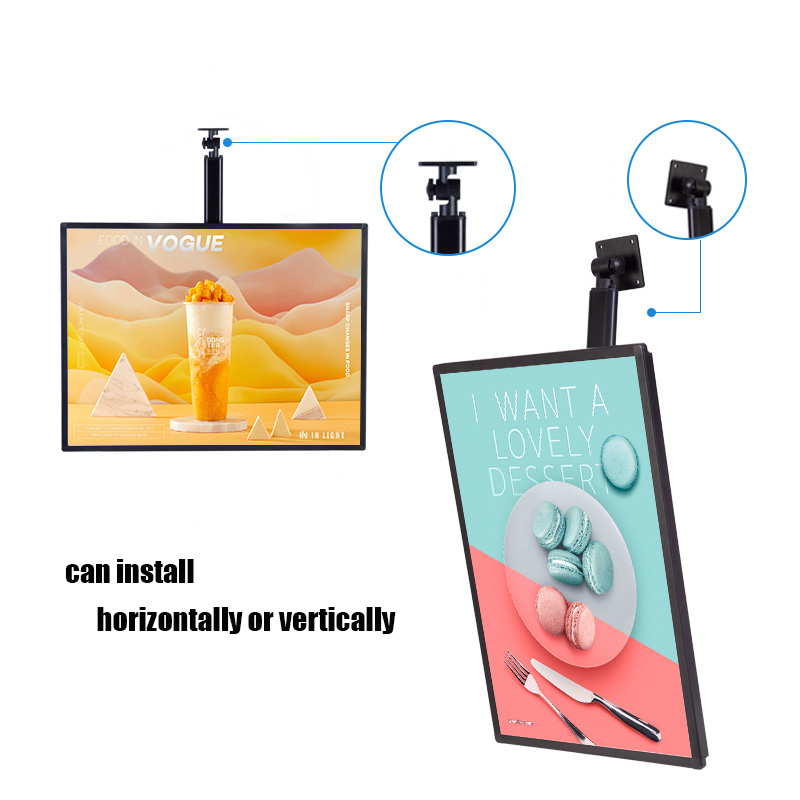32 inch RK3399 Ultra Thin Advertising Screen with CMS Software Menu Board Display