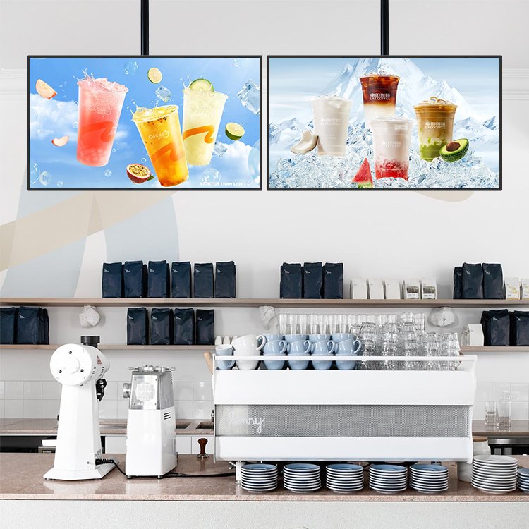 32 inch Digital Menu Board Indoor Wall Mounted Cheap Lcd Advertising Screen Indoor Wall Digital Signage