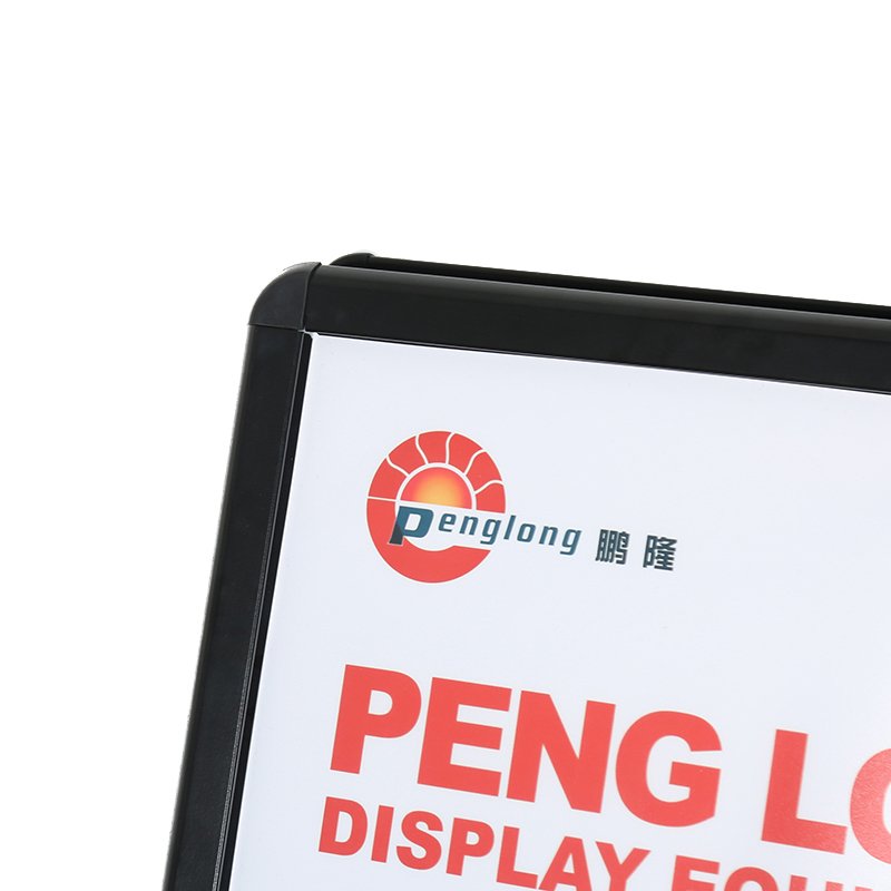 Outdoor Aluminum 25MM pavement sign board used for shop advertising outside metal stand size A0/A1/A2