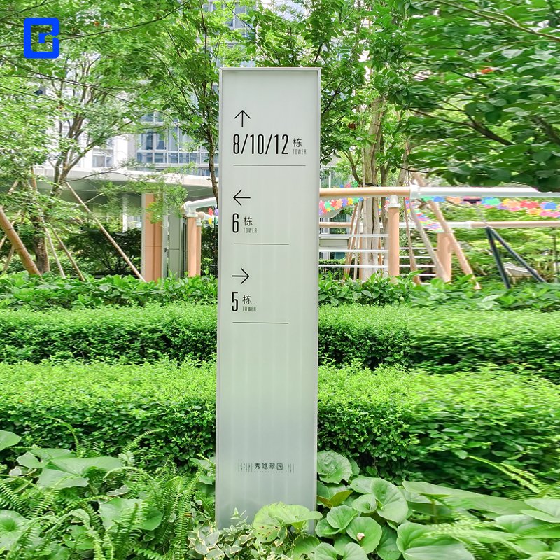 China supplier outdoor wayfinding signage sign board design directional sign