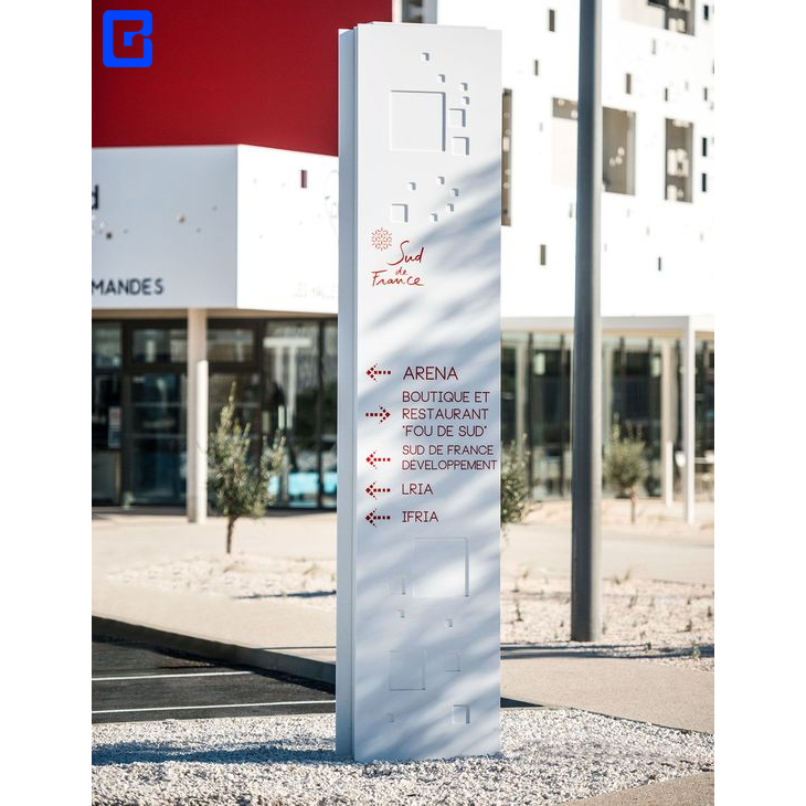 China supplier outdoor wayfinding signage sign board design directional sign