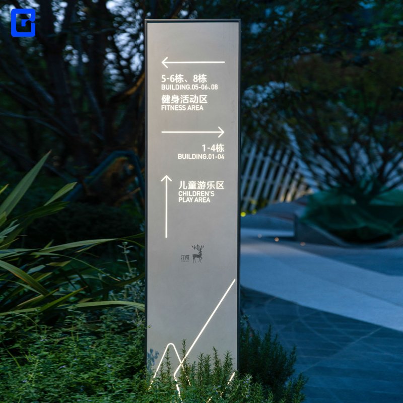 China supplier outdoor wayfinding signage sign board design directional sign
