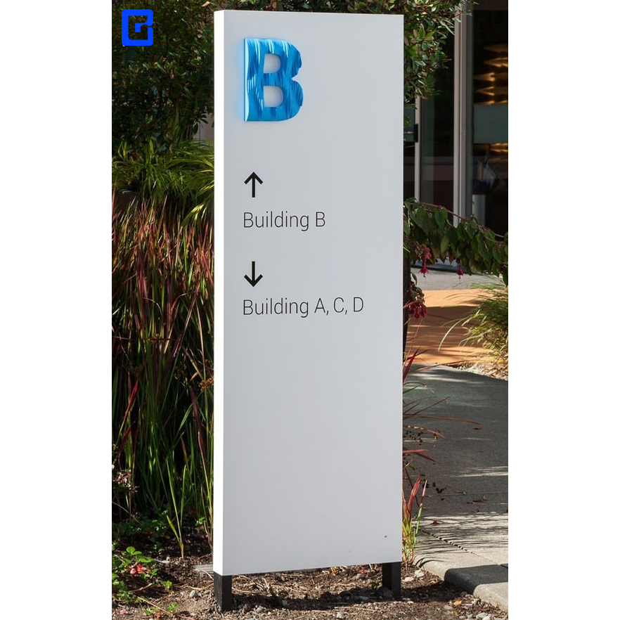 China supplier outdoor wayfinding signage sign board design directional sign