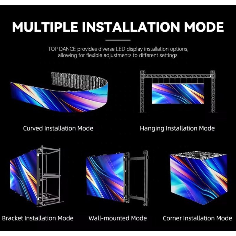 Waterproof Led Screen P3.91 Outdoor P2 Stage Backdrop Rental Big Led Screen P5 For Advertising