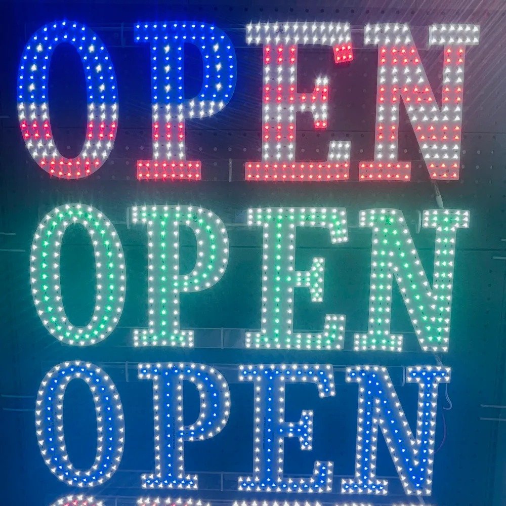 Custom Advertising 3D Letters Shop Logo Signage Light Board Acrylic Letter Led Indoor Sign Shop Outdoor Store Wall 3d Signage