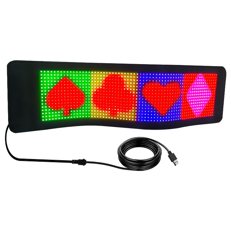 APP Control Flexible LED Message Board Programmable LED Sign Display Scrolling Advertising LED Matrix Panel For Car Bar KTV