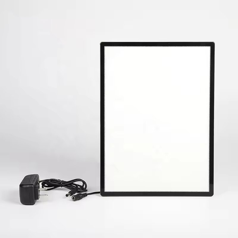Real Estate Outdoor Window Display Board Magnetic Advertising Menu Light Boxes Slim Frame Poster Led Light Box
