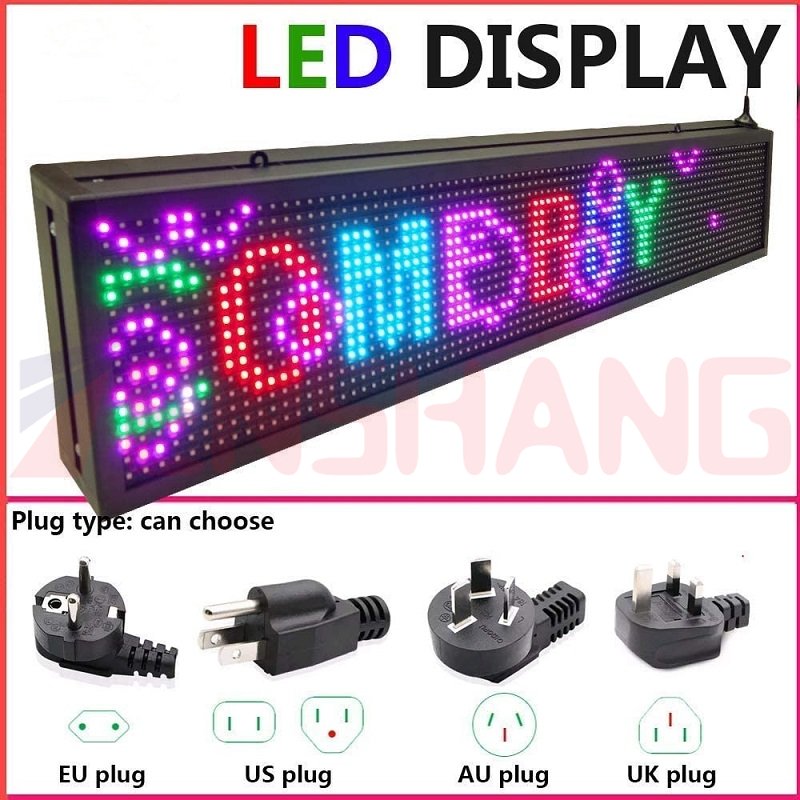 Custom Brand Restaurant Led Display Digital Screen Board Rgb Module Light Walls Advertising Letters Led Signage Outdoor Store