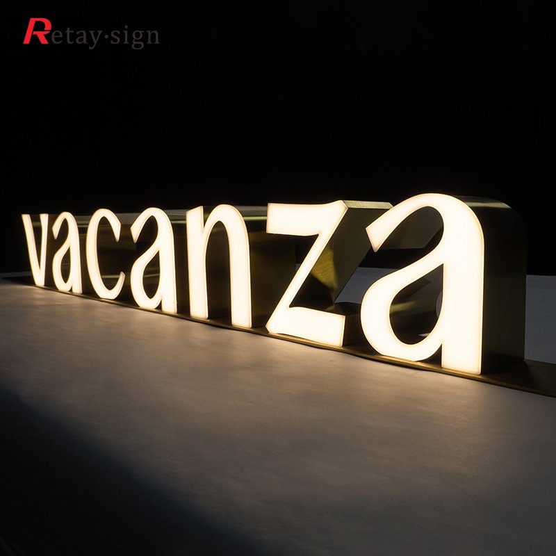Led sign board outdoor advertising led light open business sign led illuminated letters signs