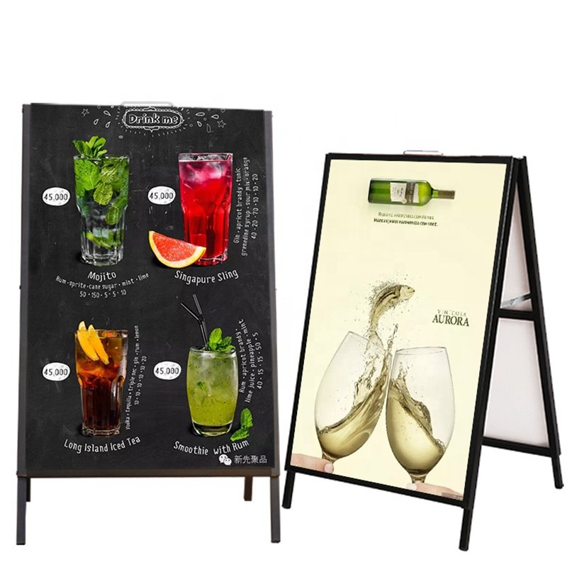 A Board Pavement Sign Poster Display Stand Advertising Board