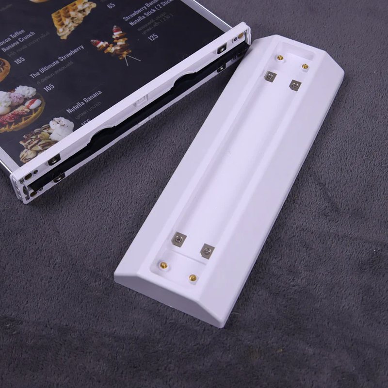 Hot Selling LED menu board double side LED Light Box Premium Advertising Display Consumption Square A4