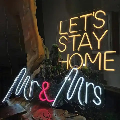 High Quality Custom Faux Plastic Acrylic Led Neon Wall Sign Rock Roll Beer Neon Light Sign Neon Sign Custom For Board
