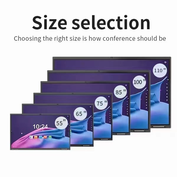 55 65 75 85 86 98 110 Inch Pen Finger Touch Interactive Flat Panel 4k Lcd Digital Interactive Smart Boards For Schools Teaching