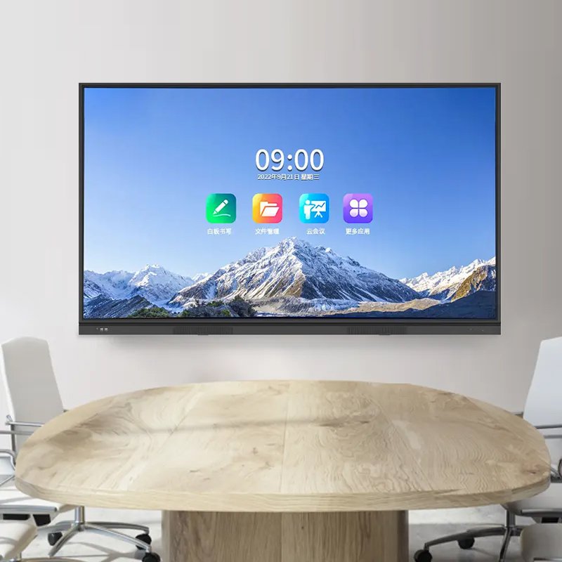 55 65 75 85 86 98 110 Inch Pen Finger Touch Interactive Flat Panel 4k Lcd Digital Interactive Smart Boards For Schools Teaching
