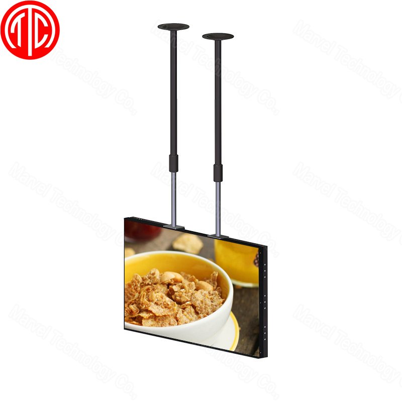Landscape vertical screen shop window 2500nit highlight LCD screen estate agent window display in-store shop hanging face window
