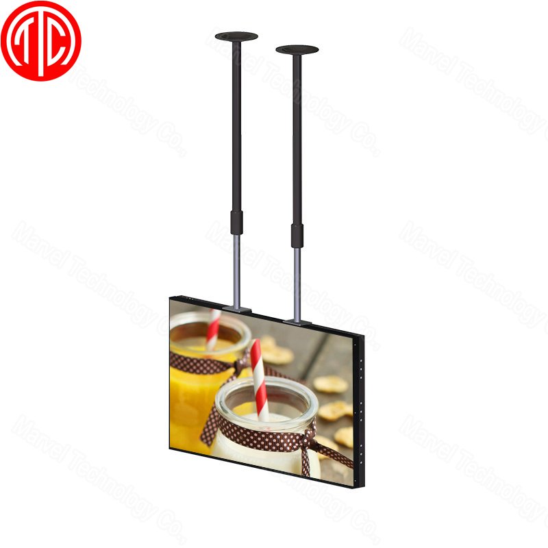 Landscape vertical screen shop window 2500nit highlight LCD screen estate agent window display in-store shop hanging face window