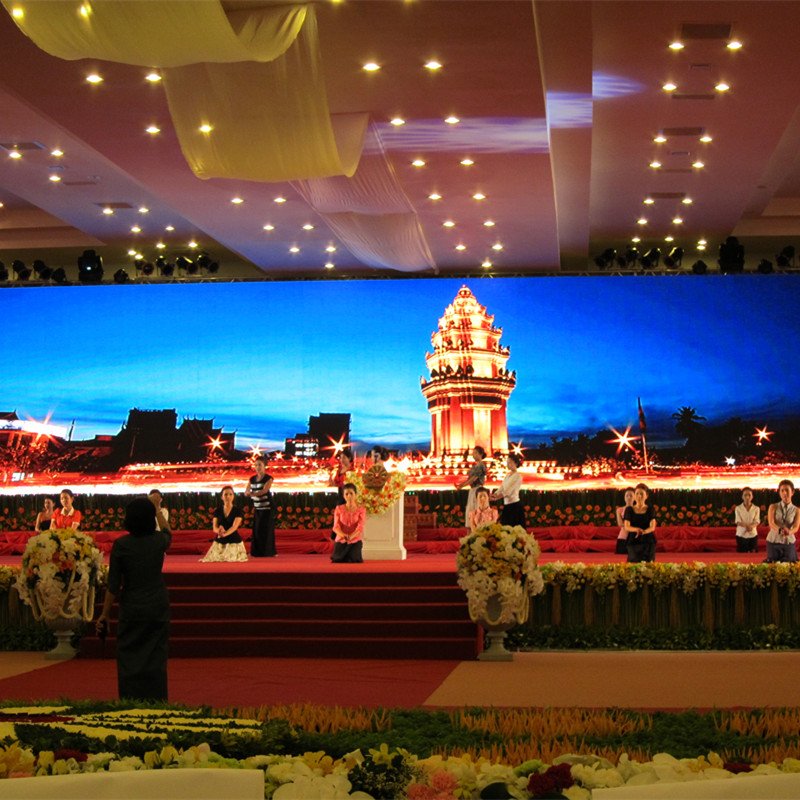 Custom pixel light display 3d screen billboard party rentals wood wall panels module advertising boards transparent led film