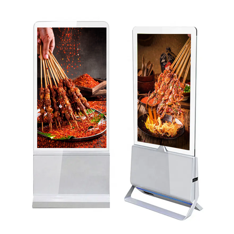 Shop Retail 43 55 Inch Indoor High Brightness Ceiling Hanging Advertising Double Side Digital Signage Window Lcd Screen Display