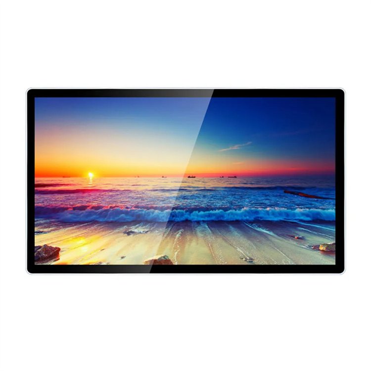 55 Inch Wall Mounted Android Touch Screen Interactive Panel Digital Kiosk Machine Advertising Menu Board For Restaurant