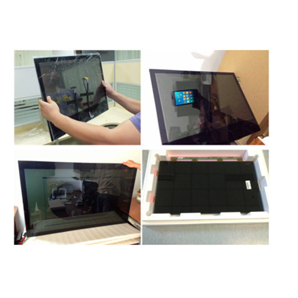 advertising players 65inch display monitor transparent lcd panel