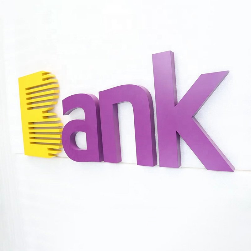 Free-Custom-design High Quality Clear Acrylic Letters 3D Letter Signs Solid Metal Letter Wall 3D LOGO Custom Business Signs