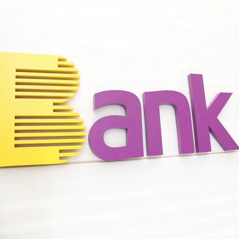 Free-Custom-design High Quality Clear Acrylic Letters 3D Letter Signs Solid Metal Letter Wall 3D LOGO Custom Business Signs