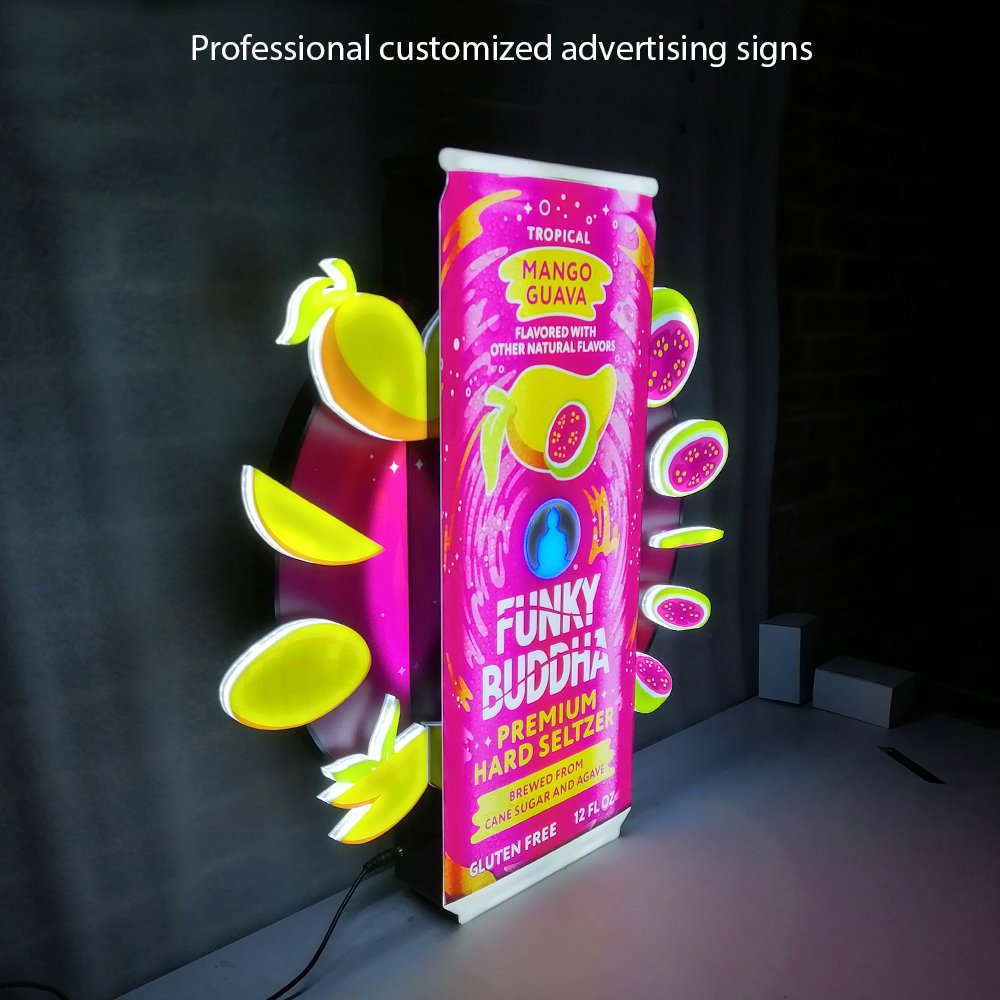 Make Digital Led Light Box Logo Sign Slim Lightbox Display Hanging Design Led Poster Board Wall Light Box Boxes